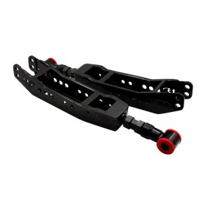 Subaru WRX STI Lower Control Arms - Rear - BLOX Racing - Black - `08-`23